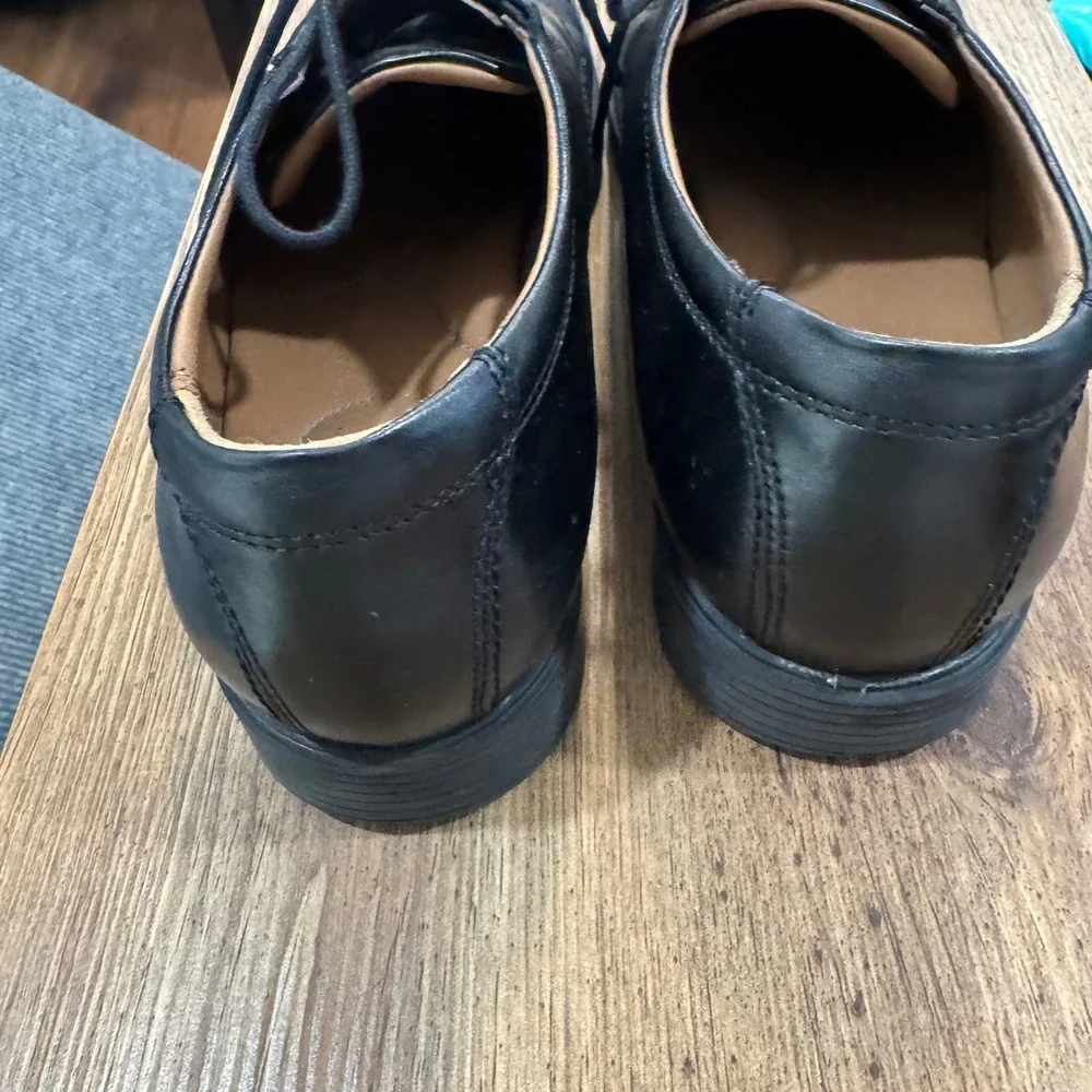 Clarks Collection Shoes‎ Mens 11 Black Leather Dress Oxford Ultimate Comfort